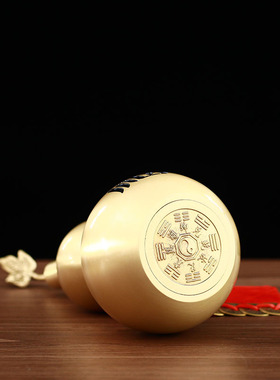 宽和大吉大利纯铜多尺寸福字葫芦