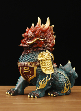 祥瑞办公室摆件宽和全铜