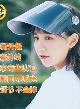 骑车电动车防紫外线遮阳帽子