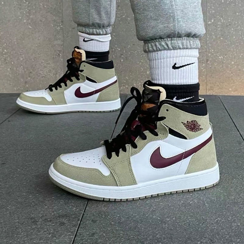 Nike/耐克AIR JORDAN 1男鞋AJ1高帮篮球鞋休闲运动鞋CT0978_203-图3