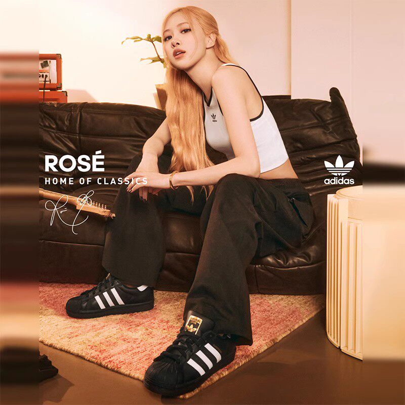 Adidas阿迪达斯男女鞋三叶草金标运动休闲鞋板鞋黑色贝壳头EG4959,淘宝优惠券,粉丝福利购,淘宝优惠卷