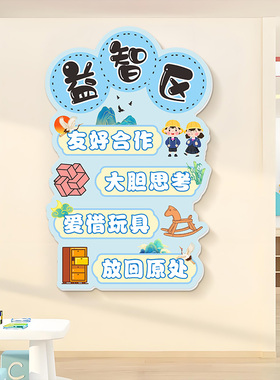 图书角文化墙布置幼儿园环创阅读区域标识挂牌小班级教室墙面装饰
