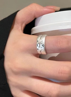 新款2025小猫和小狗戒指情侣对戒叠加送女友闺蜜节日礼物精致可爱