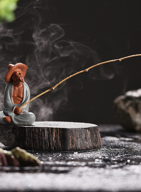 陶瓷鱼缸假山水族流水器造景家居