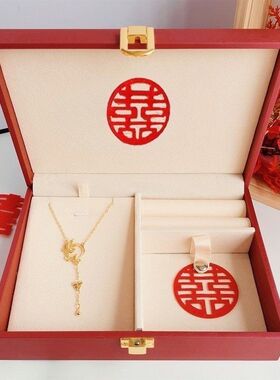 假五金套装仿真五金一套订婚首饰套装摆台假三金道具婚礼用古法手