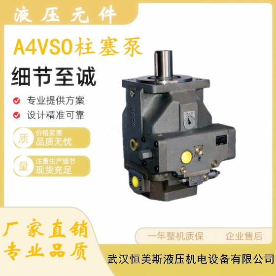 力士乐斜盘式轴向柱塞泵A4VSO125LR2/22L-PPB13NOO,齿轮油泵GSP2- - 图1