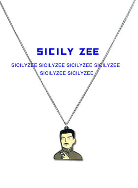 SIZEE项链男潮土酷吊坠