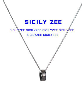 SIZEE复古百搭吊坠土酷项链