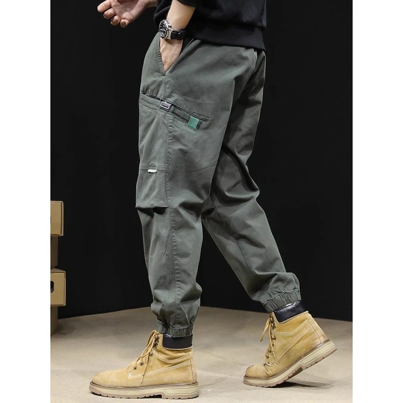 it neith BIAS潮牌春秋休闲工装裤男加绒哈伦弹力潮流百搭束脚裤,淘宝优惠券,粉丝福利购,淘宝优惠卷