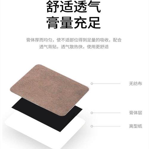 栢豫颈椎痛贴肩周富贵包骨刺腰腿膝盖贴骨痛膏手脚麻木抽筋膏贴 - 图1