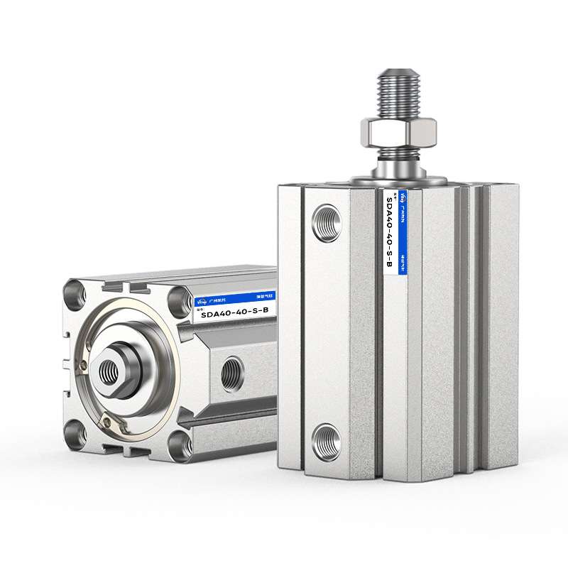 小型气动薄型气缸SDA20/25/32/40X10X15X20X25X30*40X50X60X70X80 - 图3