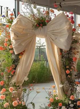 蝴蝶结之门摄影拍照蝴蝶结装饰