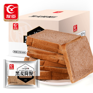 友臣全麦面包黑麦简餐整箱1000g