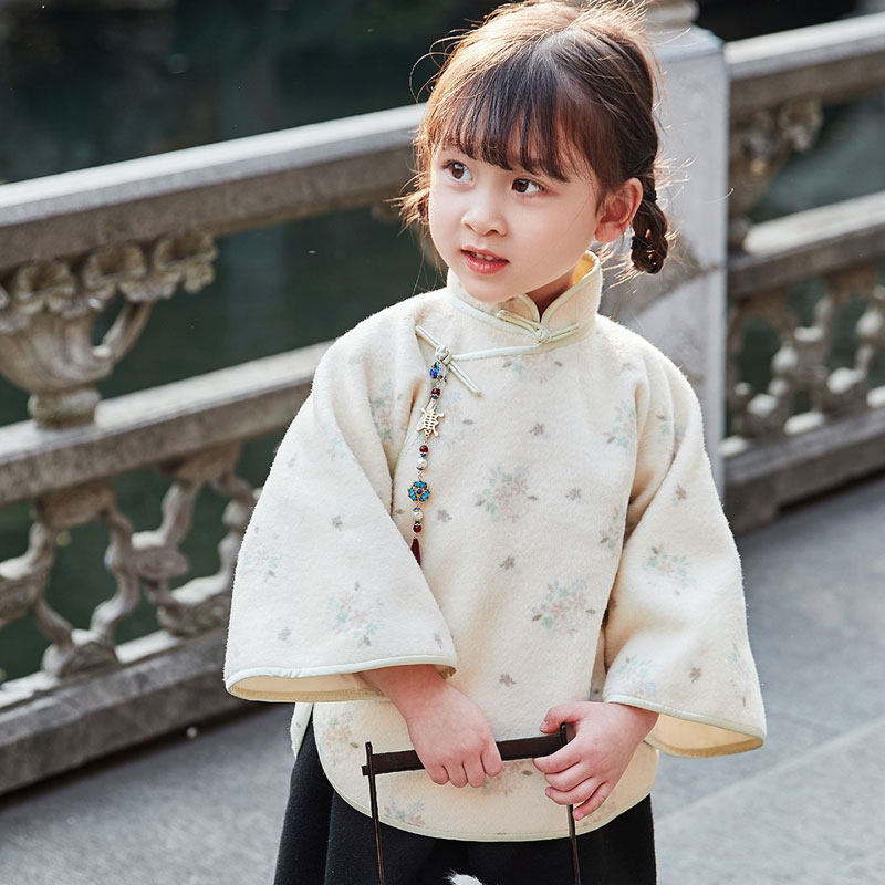 毛呢儿童旗袍秋款女秋冬中国风民国风女童冬款小女孩冬季拜年服,淘宝优惠券,粉丝福利购,淘宝优惠卷