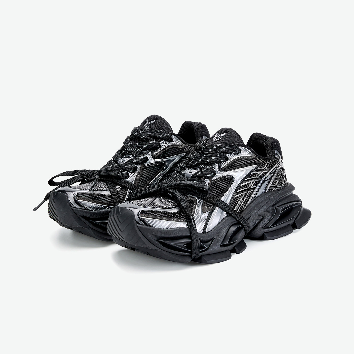 OGR异瞳2.0猫眼鞋老爹鞋2025冬季新款男女绑带厚底增高炫光机甲,淘宝优惠券,粉丝福利购,淘宝优惠卷