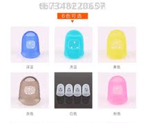 Guitar Colorful Fingertips Left Hand Finger Silicone Protective Sleeves Beginners practice by string ring Protective fingertips 4