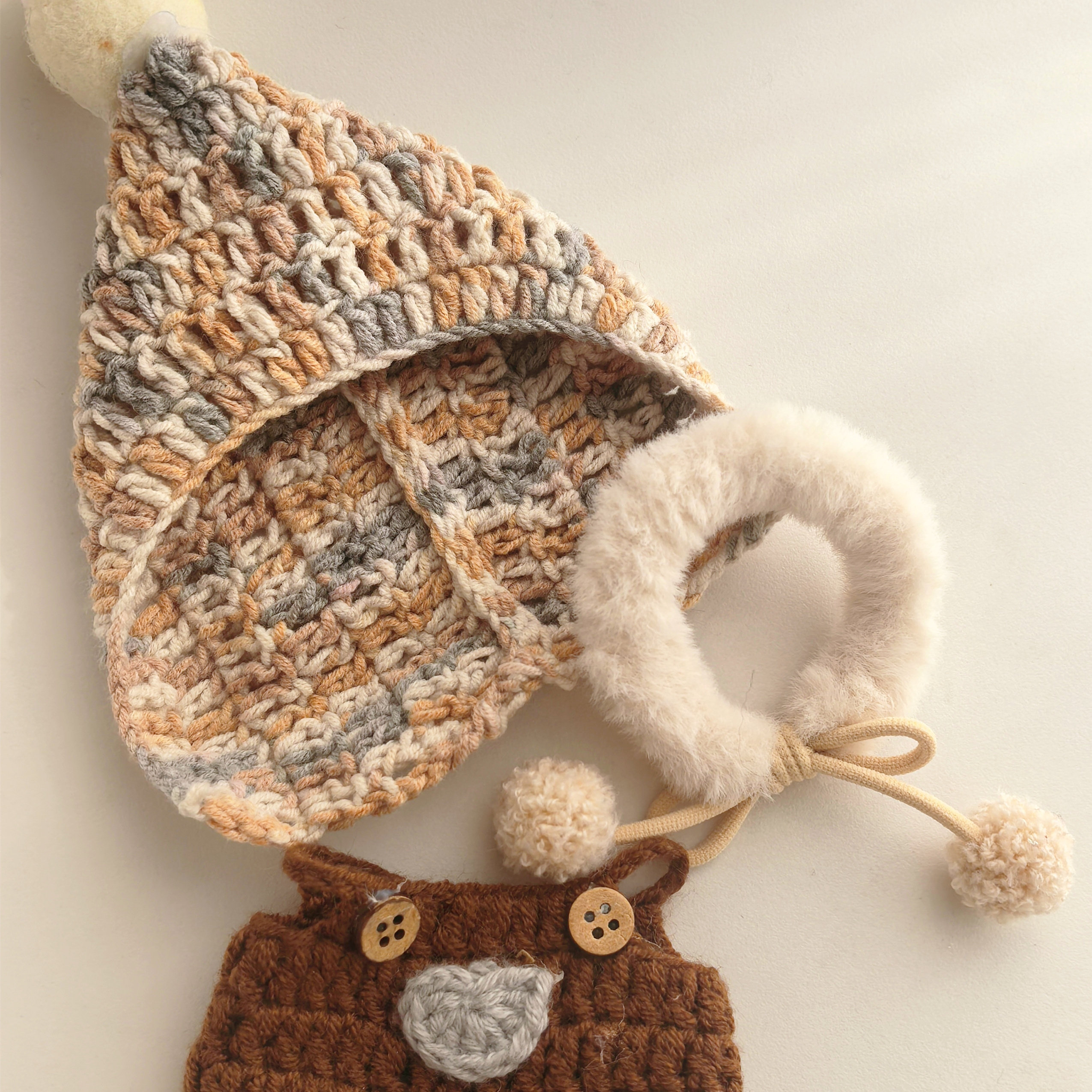 爆款10厘米挂件新年款式娃衣棉花娃娃红色背带裤帽子替换装,淘宝优惠券,粉丝福利购,淘宝优惠卷