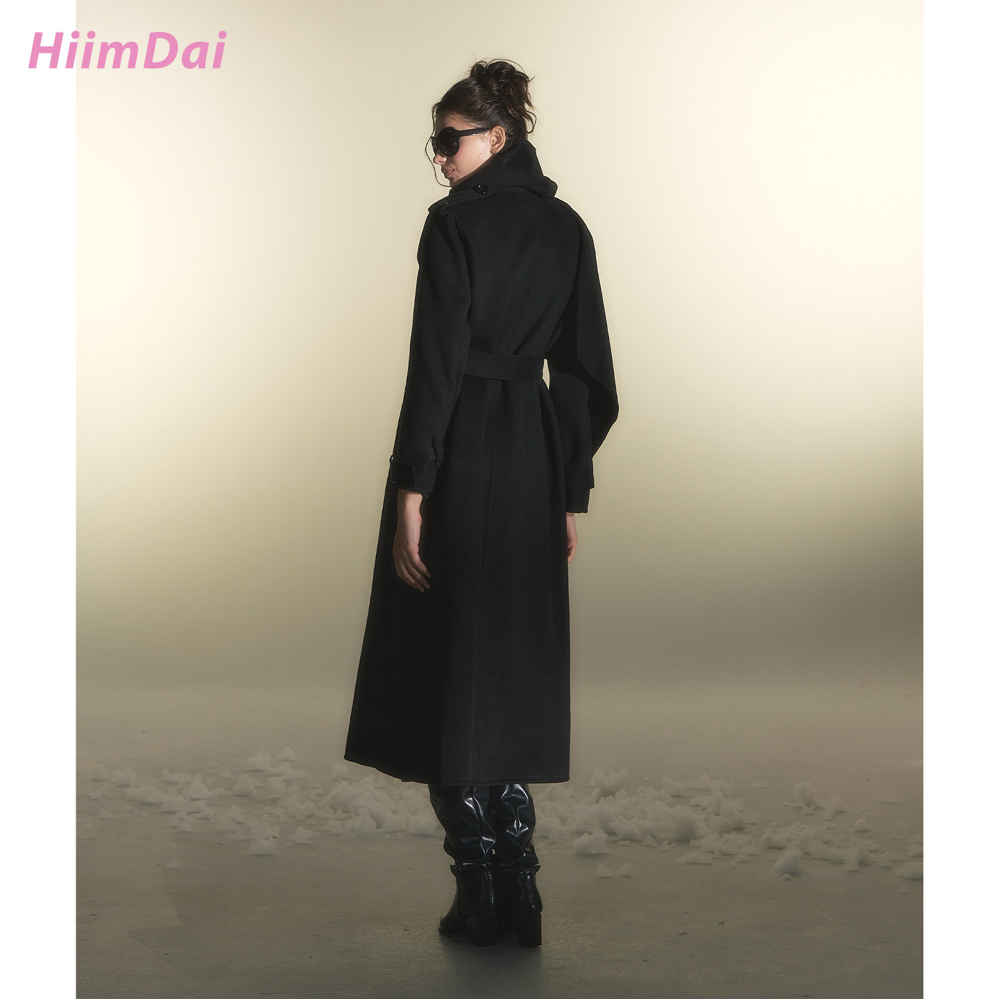 HiimDai 雪国恋人 韩系千金氛围感 大披肩围巾斗篷双面呢羊毛大衣,淘宝优惠券,粉丝福利购,淘宝优惠卷