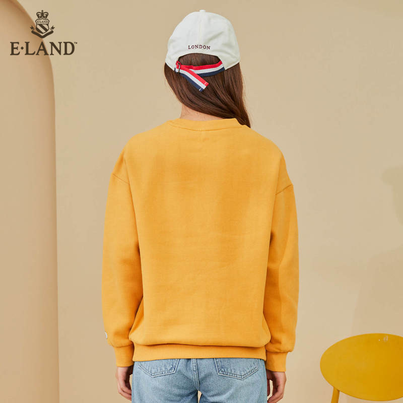 eland2020秋季新款韩版宽松卫衣 衣恋集团outlets店卫衣/绒衫