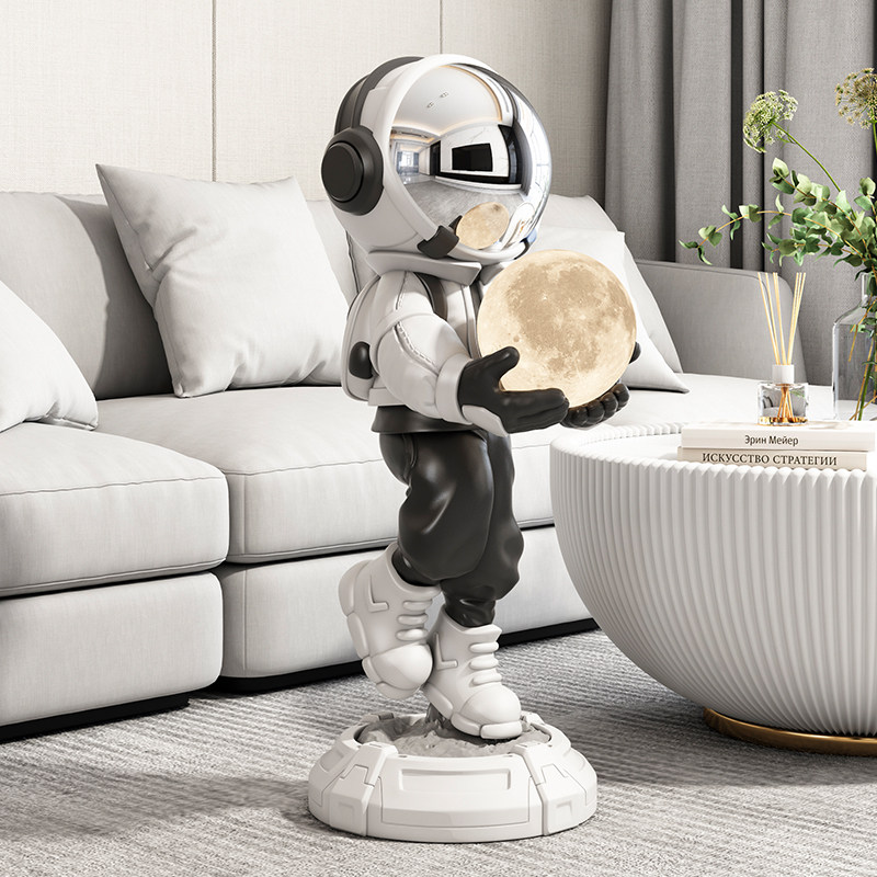 宇航员落地摆件客厅大型太空人音响沙发边电视柜饰品开业乔迁礼品
