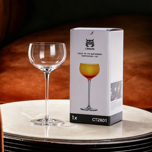 CT2801 CRISON 无铅水晶高脚鸡尾酒杯 红酒杯古典酒杯 酒吧调酒杯 - 图3