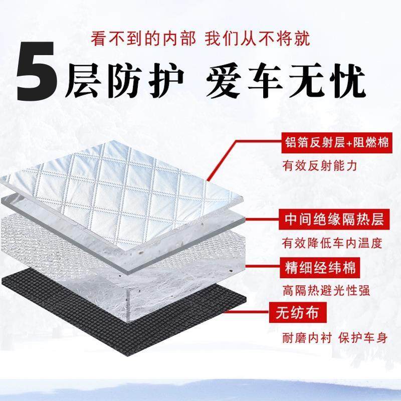 2025新款加大加厚汽车遮阳挡前挡风玻璃罩防晒遮阳帘雪挡霜挡通用,淘宝优惠券,粉丝福利购,淘宝优惠卷