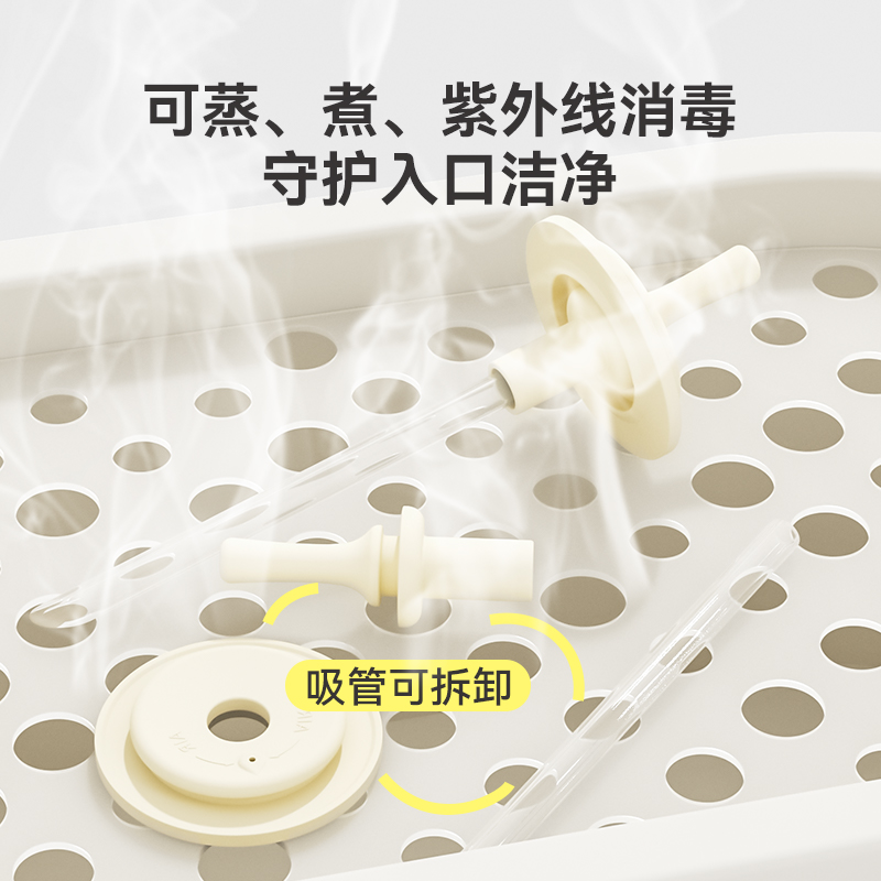 二代硬管直通奶瓶成长型吸管组 - 图3