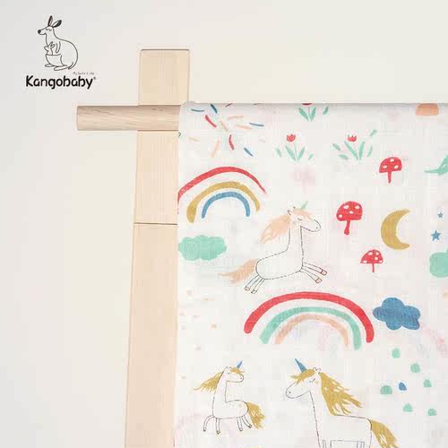 kangobaby 新生婴儿竹棉抱被襁褓包巾浴巾夏薄baby blanket - 图2
