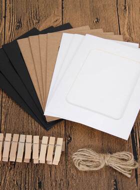10Pcs 3Inch Paper Photo Flim DIY Wall Picture Hanging Frame