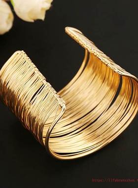 金属丝女手镯时尚手环夜店手镯cos women bracelet jewelry