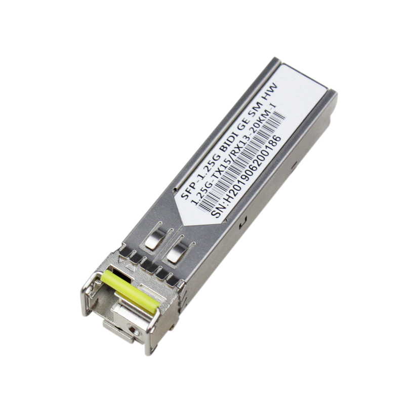 拓轩工业级SFP光模块兼容各种品牌交换机千兆1.25G单模单纤20KM光模转RJ45网口模块 - 图0