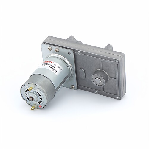 7字型555减速电机金属齿轮直流马达12V24V大扭矩正反转八孔退币 - 图3