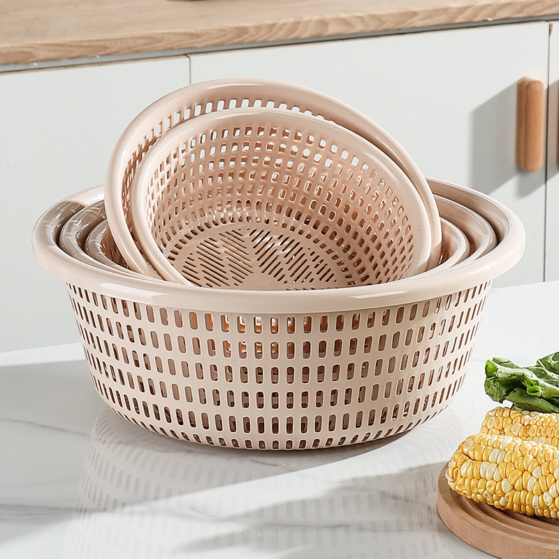 【菜蓝子】厨房洗菜篮塑料镂空沥水篮家用洗菜盆水果筛饭店餐厅,淘宝优惠券,粉丝福利购,淘宝优惠卷