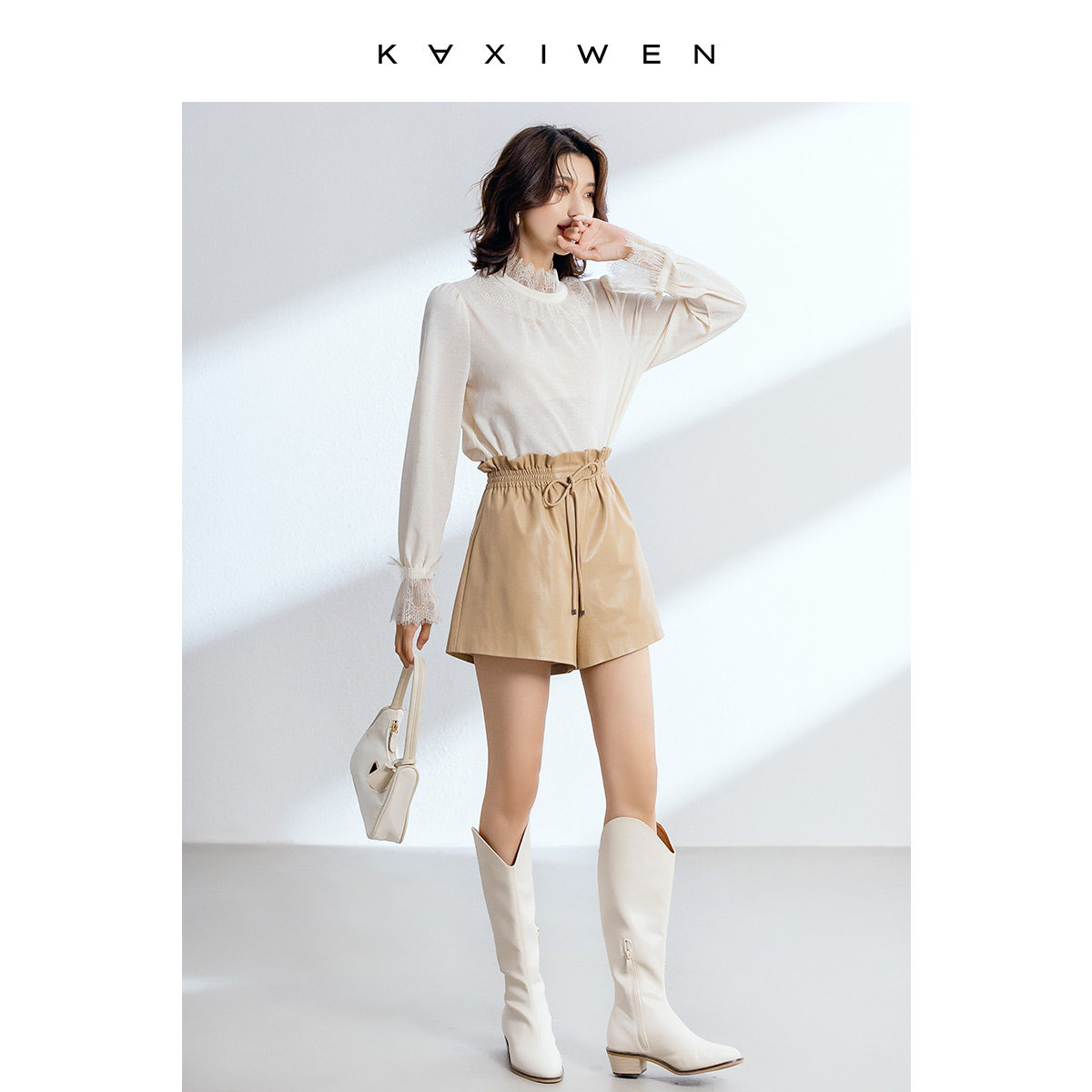 佧茜文衬衫2021秋冬新款优雅打底衫 佧茜文服饰衬衫