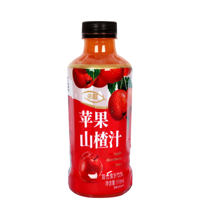 【大促中】正宗苹果山楂汁饮料整箱批310ml*30瓶装酸甜开胃原浆 - 图3