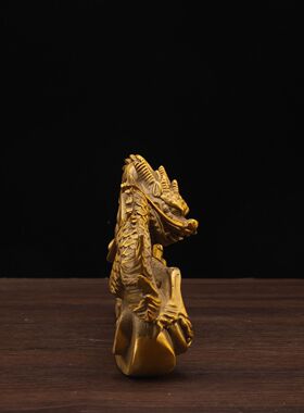 纯铜金龙摆件龙龙腾招财四海五爪家居办公室工艺品生肖装饰品青龙