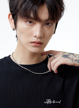 莫比乌斯钛钢男士项链男款潮流