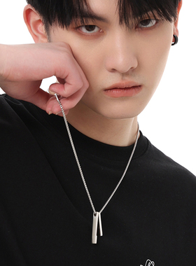 不掉色钛钢项链男生长款日常百搭