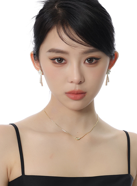 VOYAGE金色豆豆项链小众设计感