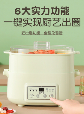 多功能电蒸锅家用预约定时大容量