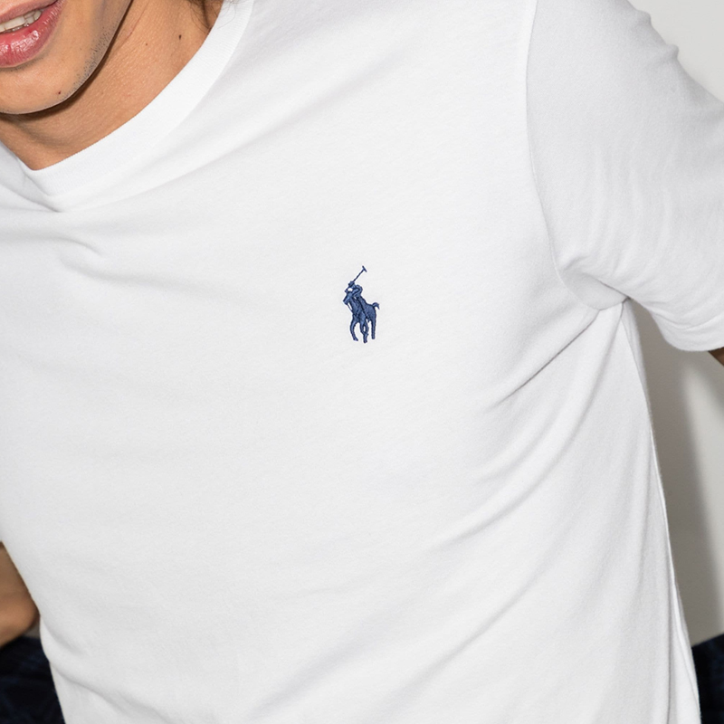 POLO RALPH LAUREN拉夫劳伦短袖T恤男款 情侣 纯色小马标夏季圆领