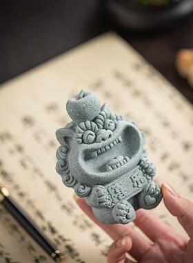 瑞狮造景家居桌面装饰装饰青砂石