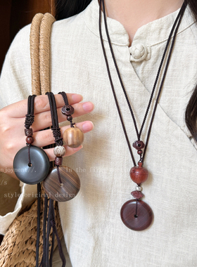 新中式国风禅意平安扣吊坠