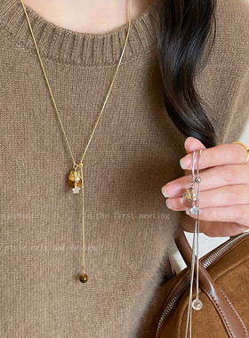 圣诞帽星星锆石项链女2025新款