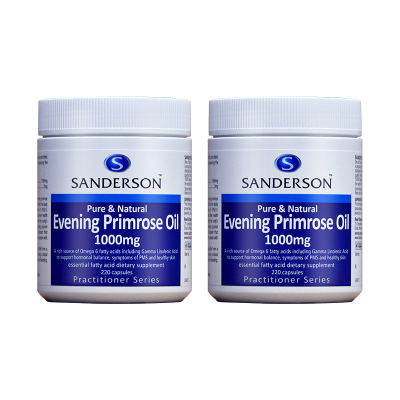 新西兰进口月见草油精华*2软胶囊 Sanderson海外月见草油