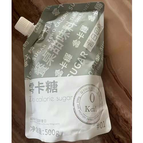 昔日印象零卡糖赤藓糖醇代糖0卡糖食品烘焙甜糖优于白糖500g - 图0