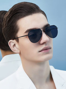 目戲太阳镜偏光墨镜男款飞行蛤蟆镜男士开车专用驾驶3039KY-C1