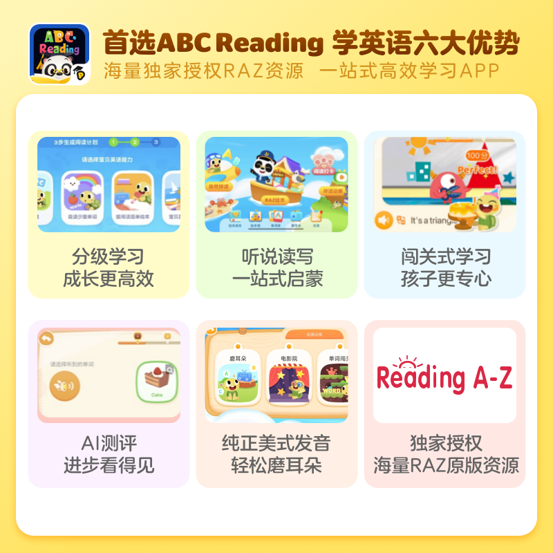 【直充秒到】ABCReading会员2年vip卡0基础APP英语原版RAZ绘本 - 图3