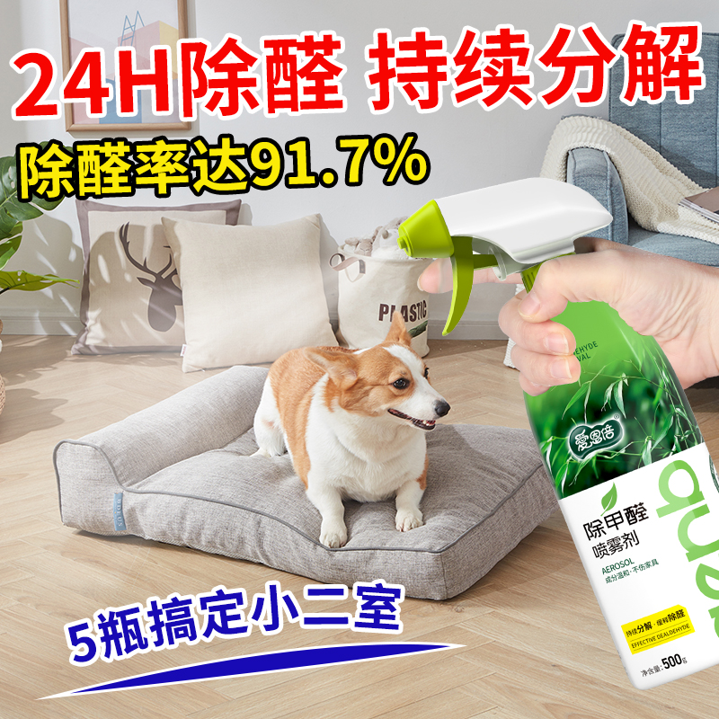 爱恩倍光触媒除甲醛喷雾新房家用家具地板去甲醛空气净化剂除异味 - 图2