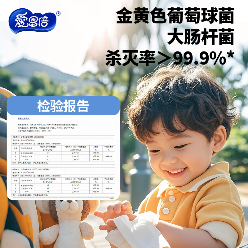 【出行好物】爱恩倍含75度酒精消毒湿巾儿童学生小包便携装湿纸巾,淘宝优惠券,粉丝福利购,淘宝优惠卷